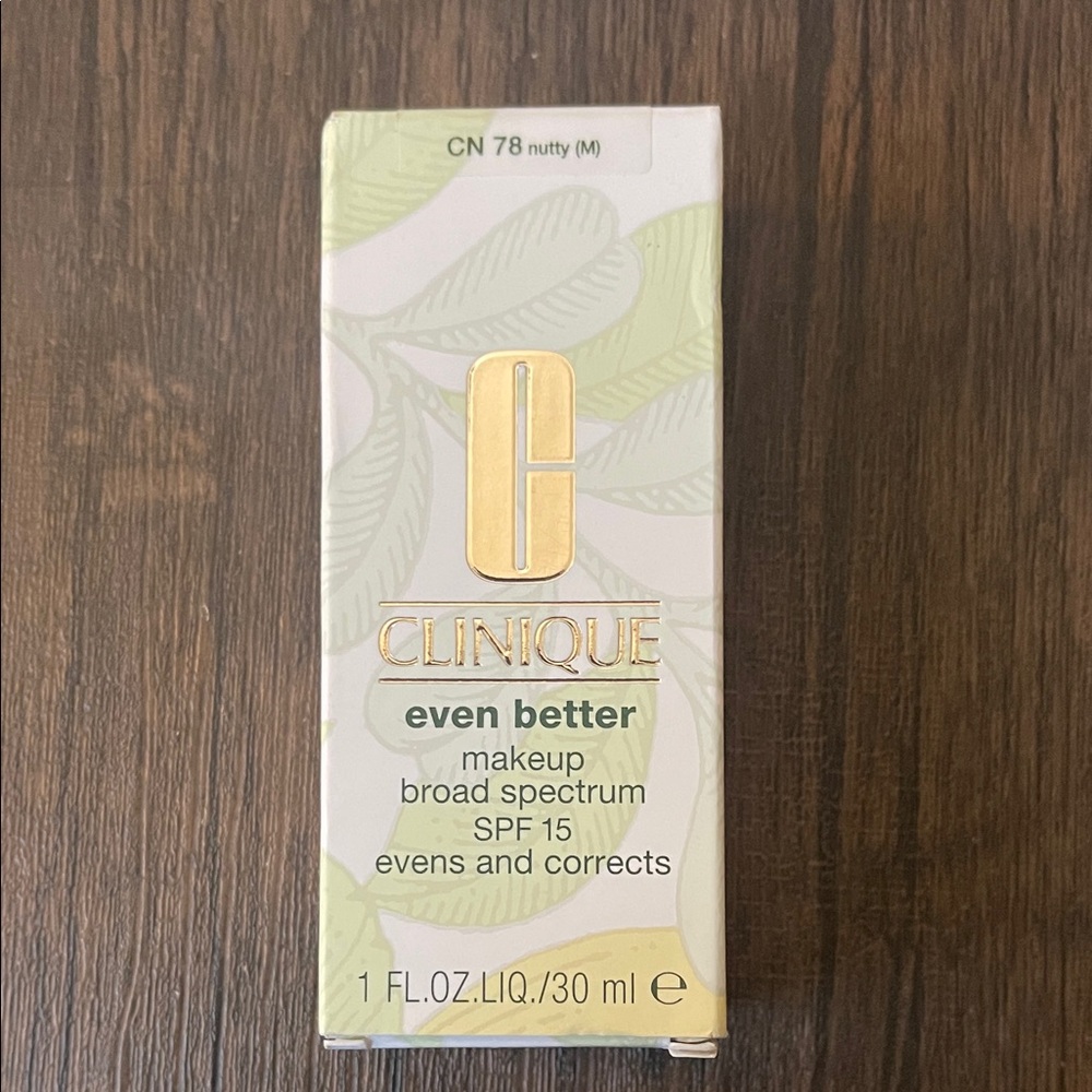 Clinique Even Better Makeup SPF 15 in CN 78 Nutty